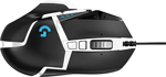 Logitech G502 HERO Gaming-Maus Special Edition mit HERO 25K DPI Sensor, RGB-Beleuchtung, Gewichtstuning, 11 programmierbare Tasten, anpassbare Spielprofile, PC/Mac - Schwarz/Weiß