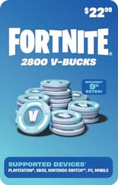 FORTNITE Digital V-Bucks 2800 Gift Card