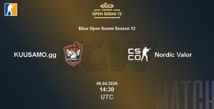 KUUSAMO.gg VS Nordic Valor KUUSAMO.gg VS Nordic Valor