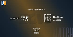 NEXVOID VS The Huns Esports NEXVOID VS The Huns Esports