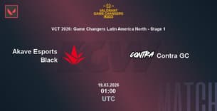 Akave Esports Black VS Contra GC