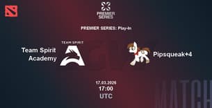 Team Spirit Academy VS Pipsqueak+4 Team Spirit Academy VS Pipsqueak+4