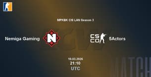 Nemiga Gaming VS 5Actors