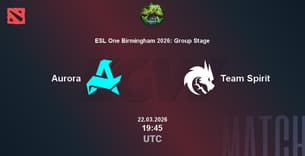 Aurora VS Team Spirit
