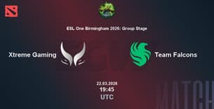 Xtreme Gaming VS Team Falcons