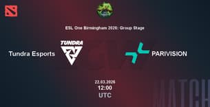 Tundra Esports VS PARIVISION