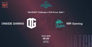ONSIDE GAMING VS MIR Gaming