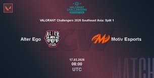 Alter Ego VS Motiv Esports Alter Ego VS Motiv Esports