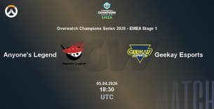 Anyone's Legend VS Geekay Esports