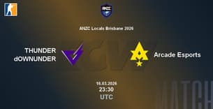 THUNDER dOWNUNDER VS Arcade Esports THUNDER dOWNUNDER VS Arcade Esports