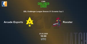 Arcade Esports VS Rooster Arcade Esports VS Rooster