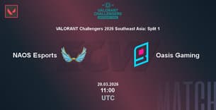 NAOS Esports VS Oasis Gaming