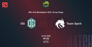 OG VS Team Spirit
