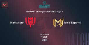Mandatory VS Misa Esports Mandatory VS Misa Esports