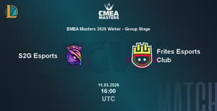 S2G Esports VS Frites Esports Club