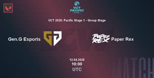 Gen.G Esports VS Paper Rex