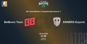 BetBoom Team VS SINNERS Esports BetBoom Team VS SINNERS Esports