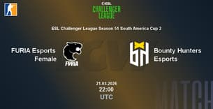 FURIA Esports Female VS Bounty Hunters Esports FURIA Esports Female VS Bounty Hunters Esports