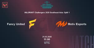 Fancy United VS Motiv Esports Fancy United VS Motiv Esports