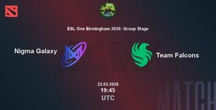 Nigma Galaxy  VS Team Falcons