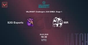 S2G Esports VS MIR