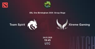 Team Spirit VS Xtreme Gaming