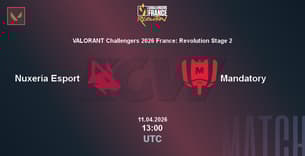 Nuxeria Esport VS Mandatory Nuxeria Esport VS Mandatory