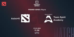 Astini+5 VS Team Spirit Academy