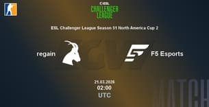 regain VS F5 Esports regain VS F5 Esports