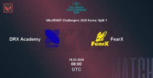 DRX Academy VS FearX