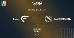 Fokus VS GAMEHARMONY Fokus VS GAMEHARMONY