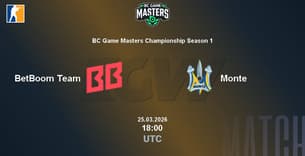 BetBoom Team VS Monte BetBoom Team VS Monte