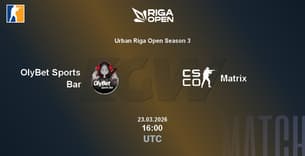 OlyBet Sports Bar VS Matrix