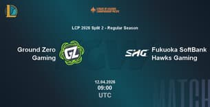Ground Zero Gaming VS Fukuoka SoftBank Hawks Gaming