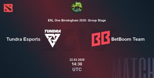 Tundra Esports VS BetBoom Team