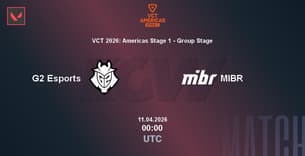 G2 Esports VS MIBR
