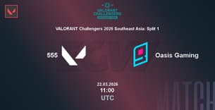 555 VS Oasis Gaming 555 VS Oasis Gaming
