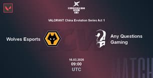 Wolves Esports VS Any Questions Gaming