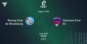 Racing Club de Strasbourg VS Clermont Foot 63