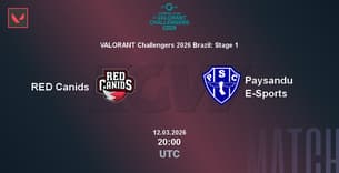 RED Canids VS Paysandu E-Sports