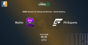 Mythic VS F5 Esports Mythic VS F5 Esports