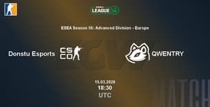 Donstu Esports VS QWENTRY