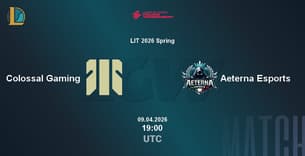 Colossal Gaming VS Aeterna Esports Colossal Gaming VS Aeterna Esports