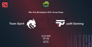 Team Spirit VS paiN Gaming