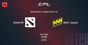 Astini+5 VS NaVi Junior