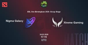 Nigma Galaxy  VS Xtreme Gaming