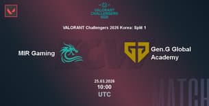 MIR Gaming VS Gen.G Global Academy MIR Gaming VS Gen.G Global Academy
