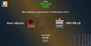 Guará eSports VS UNO MILLE