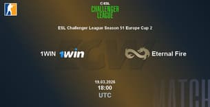 1WIN VS Eternal Fire