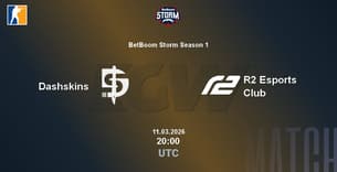 Dashskins VS R2 Esports Club